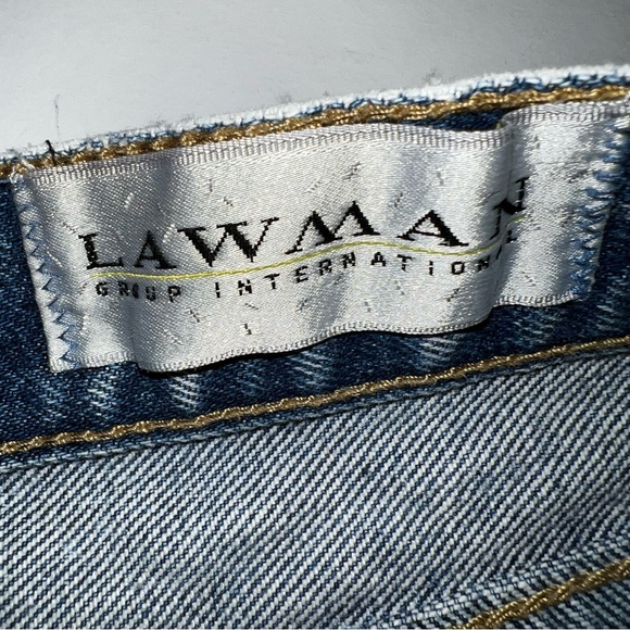 Lawman Group International Vintage High Waist Acid Wash Jeans Sz 5 - Picture 5 of 16